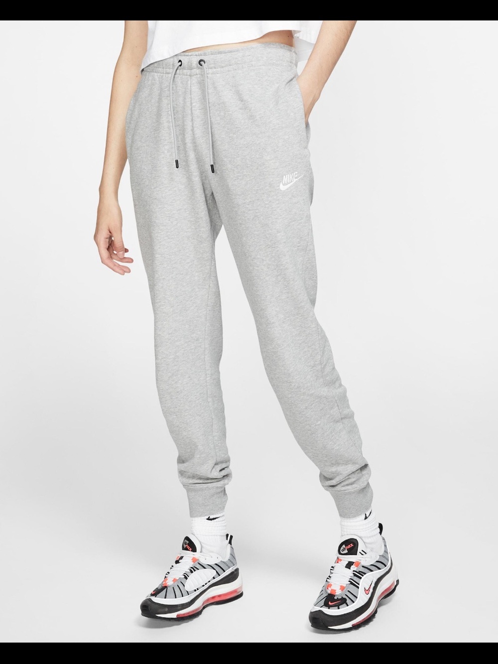 Nike Light Gray Women’s Fleece Joggers